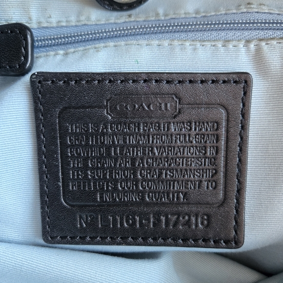 Coach Handbags - Coach Leather Bag - Black